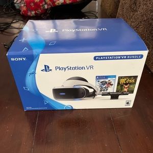 Sony VR headset with controllers and original box